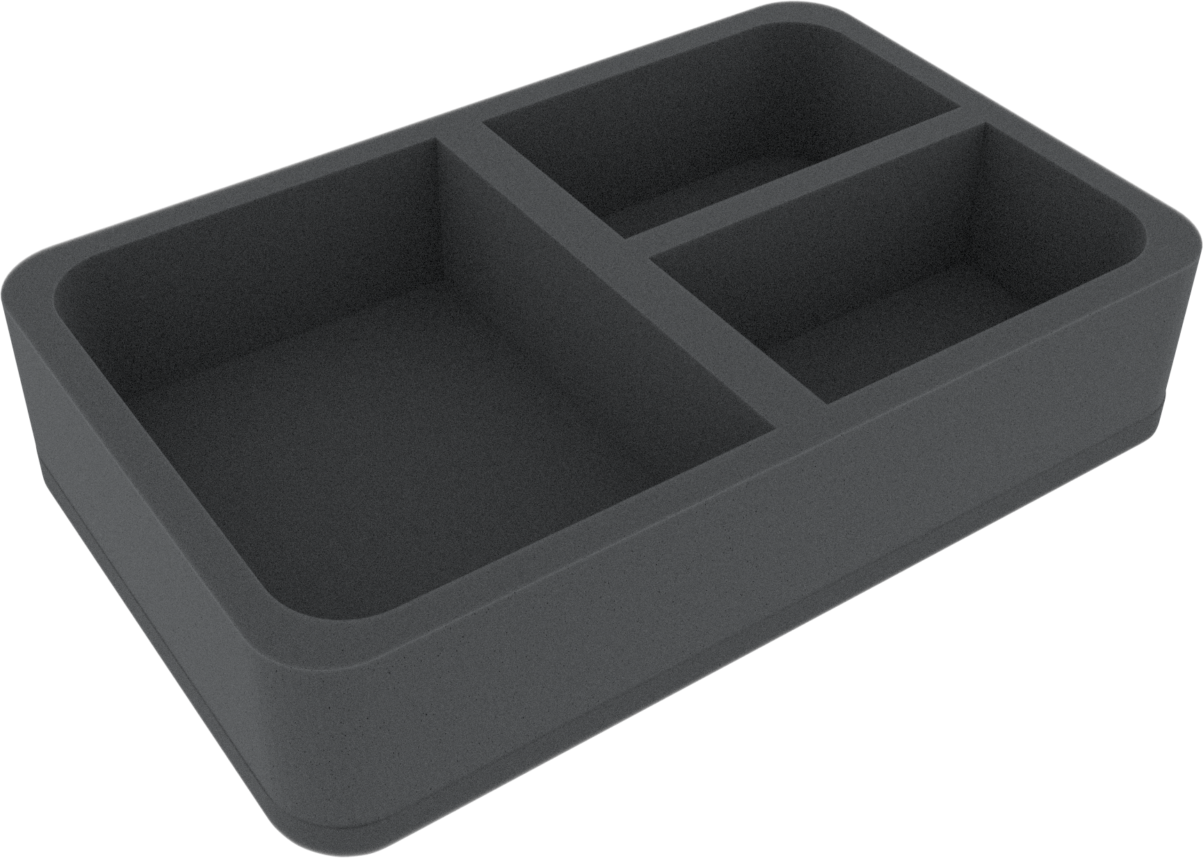HSCR060BO 60 mm (2.4 Inch) 3 large slots halfsize foam tray Foam