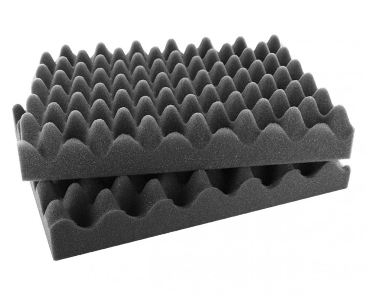 FS070N 70 mm (2.8 Inch) Convoluted foam fullsize 2pcs. Foam Trays Full